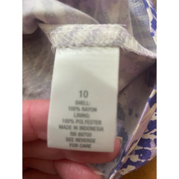 Women’s Dressbarn Size 10 Multi Soft Lightweight Dress - Picture 9 of 10